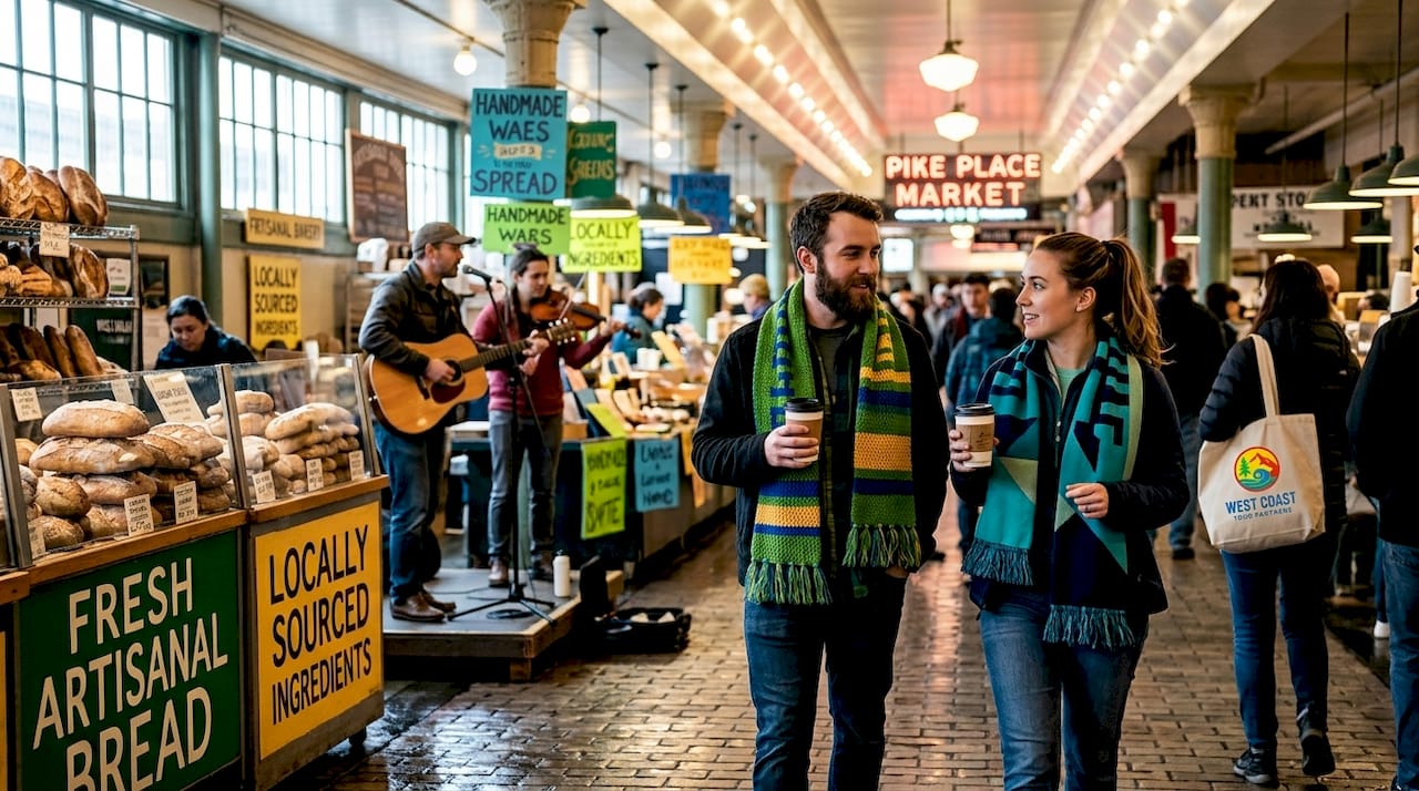 Why Soccer Fans Visit Pike Place Market in Seattle